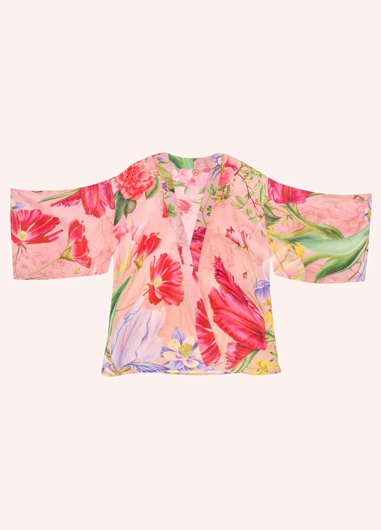 Powder Floral Study Petal Kimono Jacket