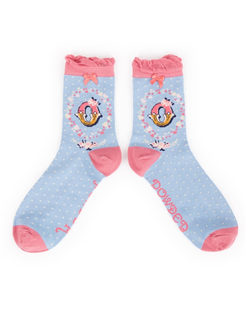 Powder A-Z Socks - Daisy Mae Boutique