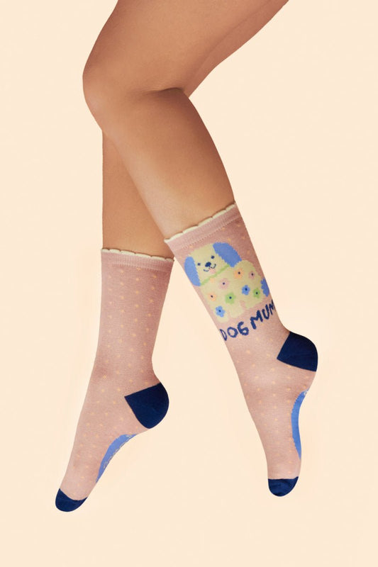 Powder Dog Mum Socks - Daisy Mae Boutique