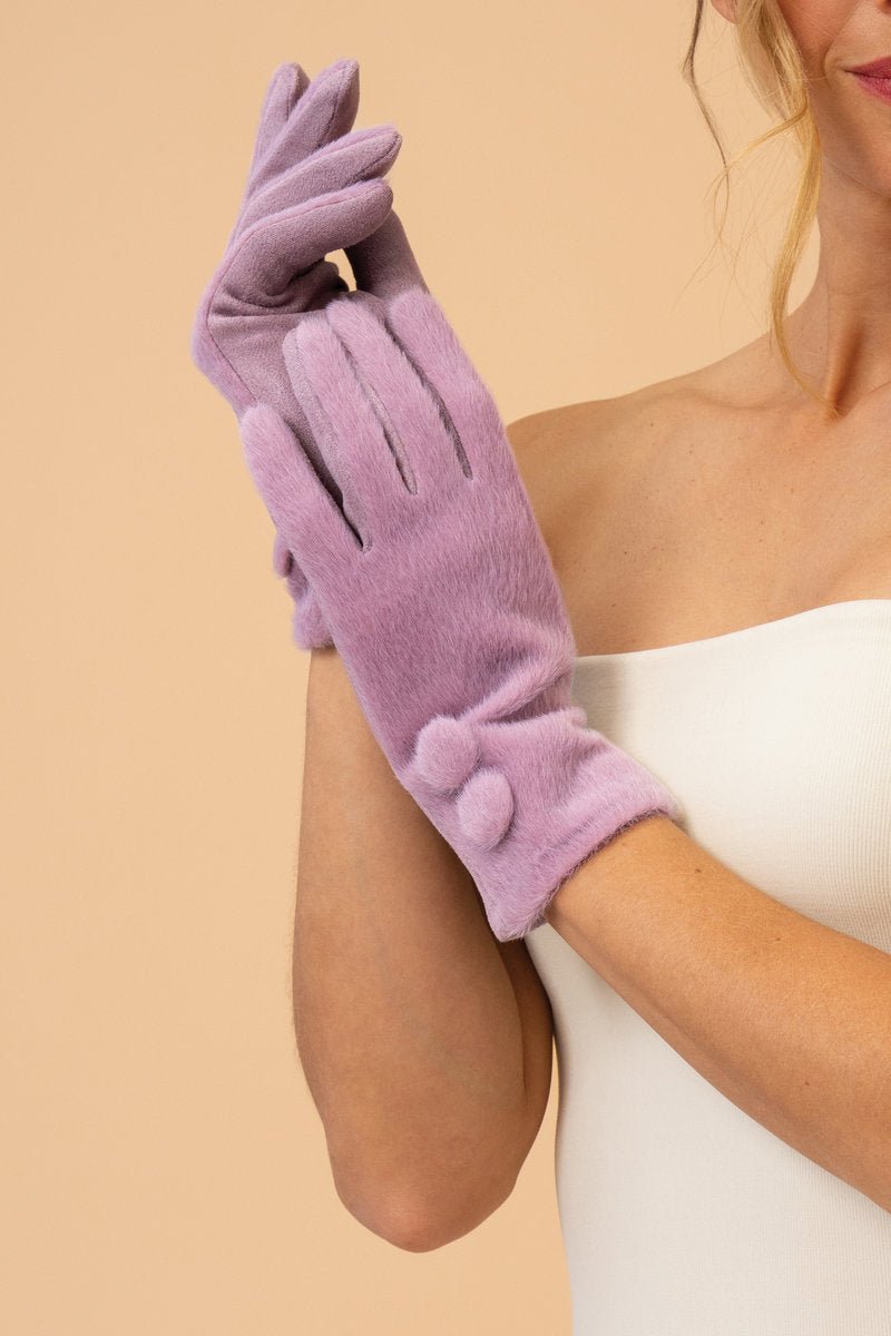 Powder Grace Gloves - Lavender - Daisy Mae Boutique