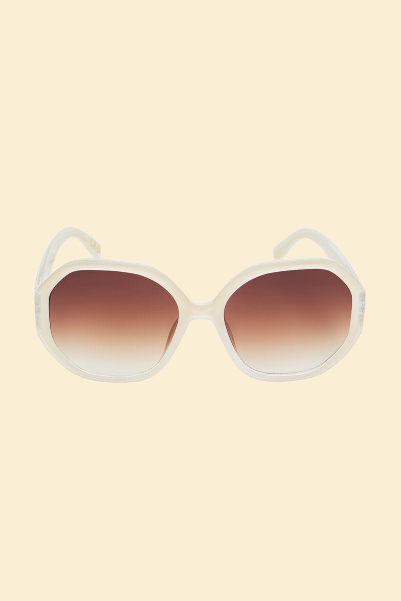 Powder Limited Edition Loretta Sunglasses Cream - Daisy Mae Boutique