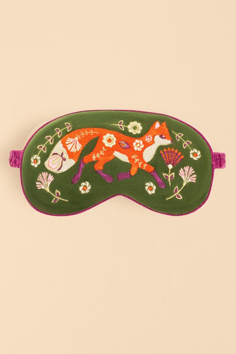 Powder Luxury Lavender Velvet Eye Mask - Scandinavian Fox - Daisy Mae Boutique