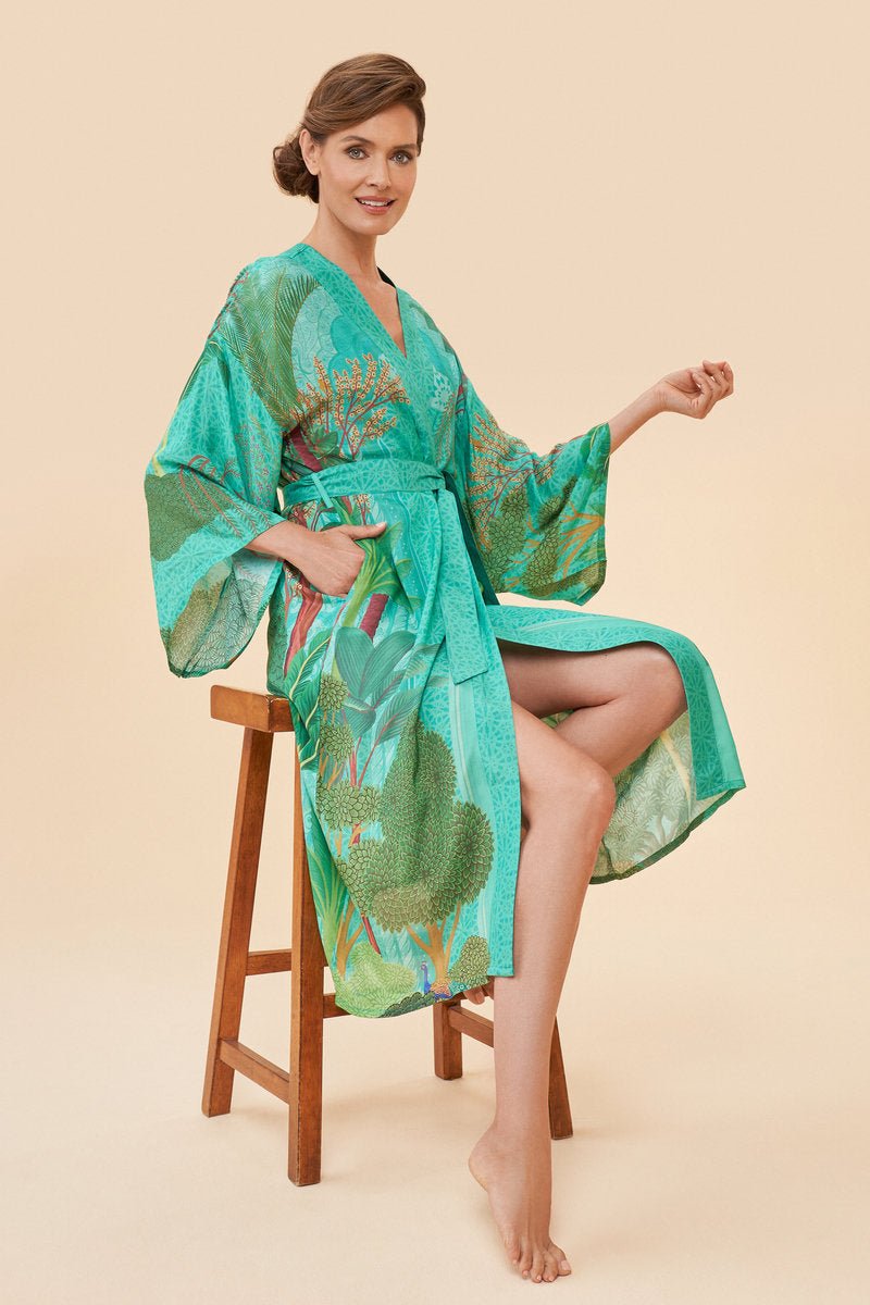 Powder Secret Paradise Kimono Gown - Daisy Mae Boutique