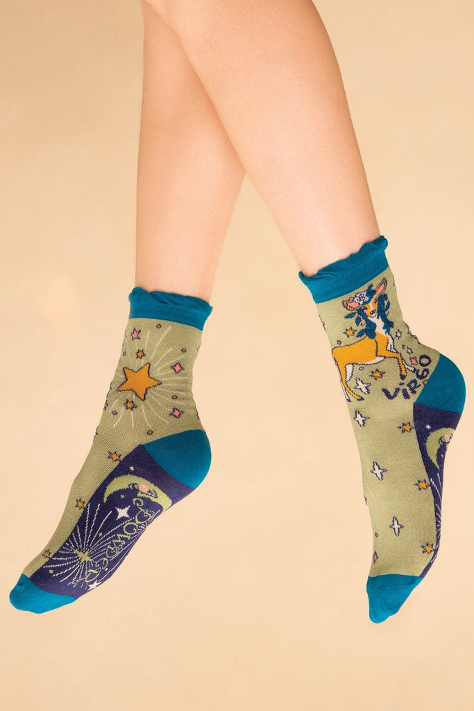 Powder Zodiac Socks - Daisy Mae Boutique