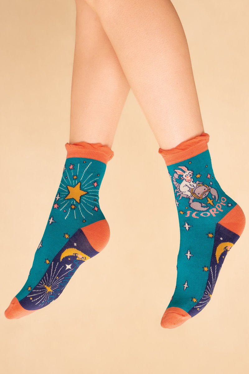 Powder Zodiac Socks - Daisy Mae Boutique