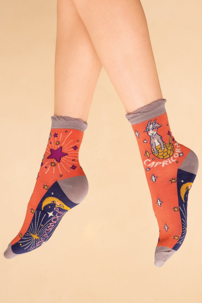 Powder Zodiac Socks - Daisy Mae Boutique