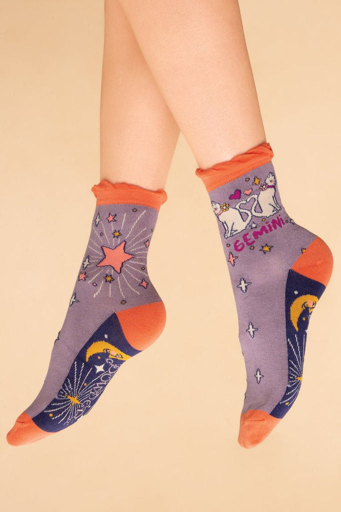 Powder Zodiac Socks - Daisy Mae Boutique