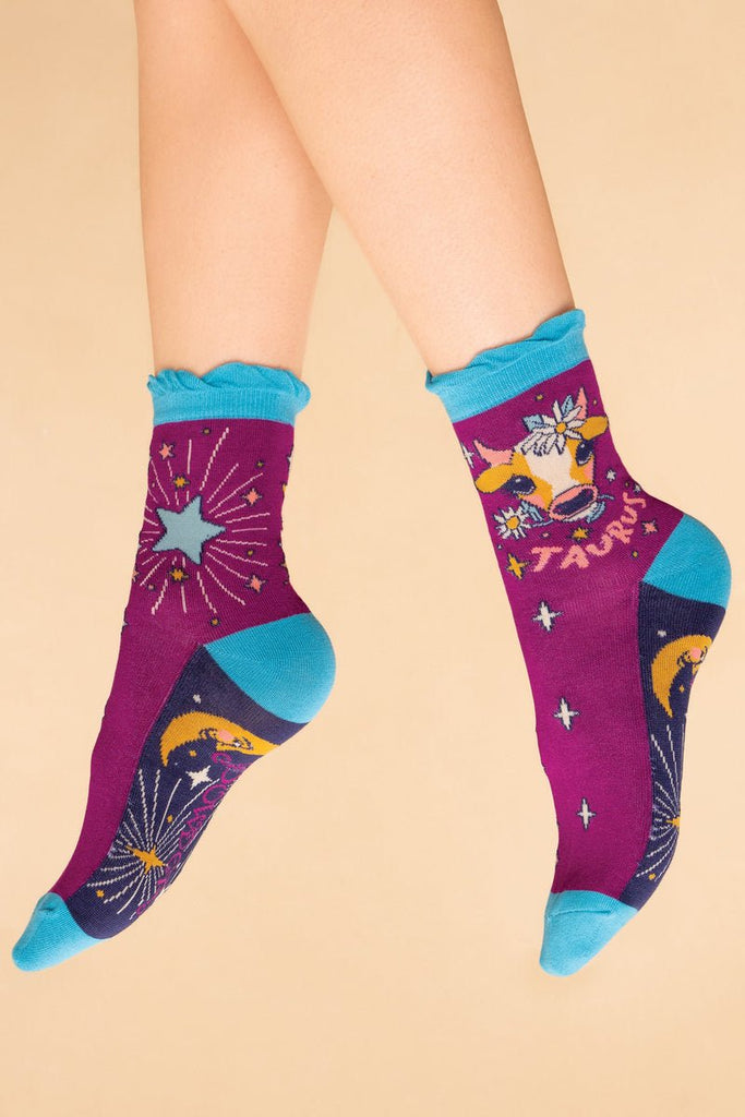 Powder Zodiac Socks - Daisy Mae Boutique