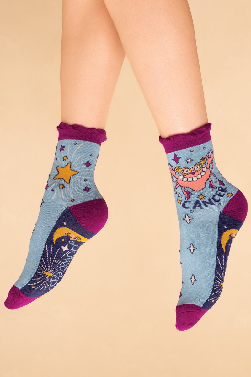 Powder Zodiac Socks - Daisy Mae Boutique