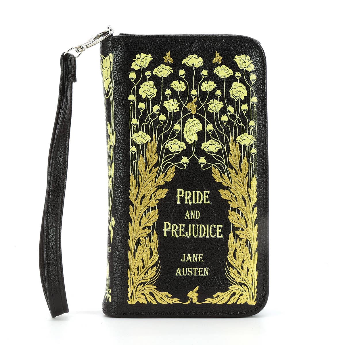 Pride and Prejudice Floral Book Wallet - Daisy Mae Boutique