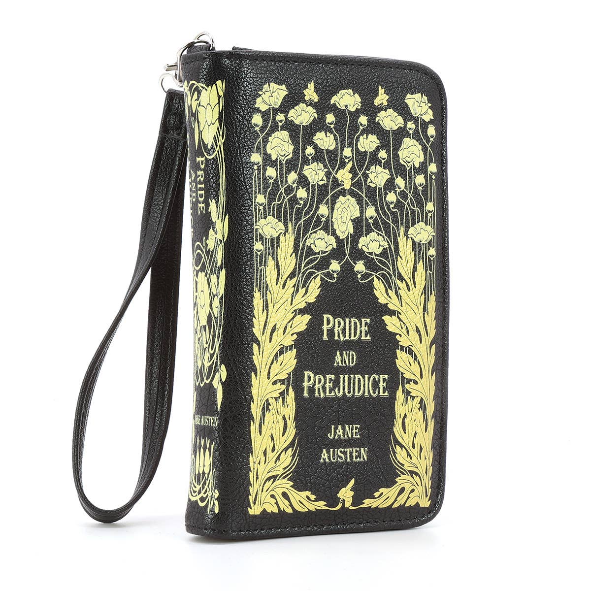 Pride and Prejudice Floral Book Wallet - Daisy Mae Boutique