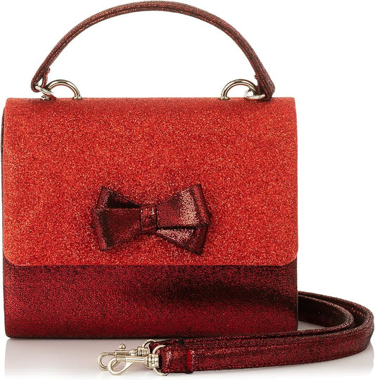 Ruby Shoo Redondo Bag Red Glitter - Daisy Mae Boutique