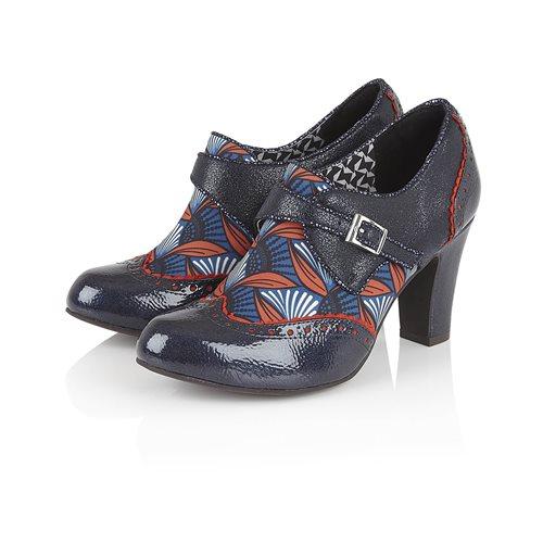 Ruby Shoo Tamsin Blue / Orange - Daisy Mae Boutique