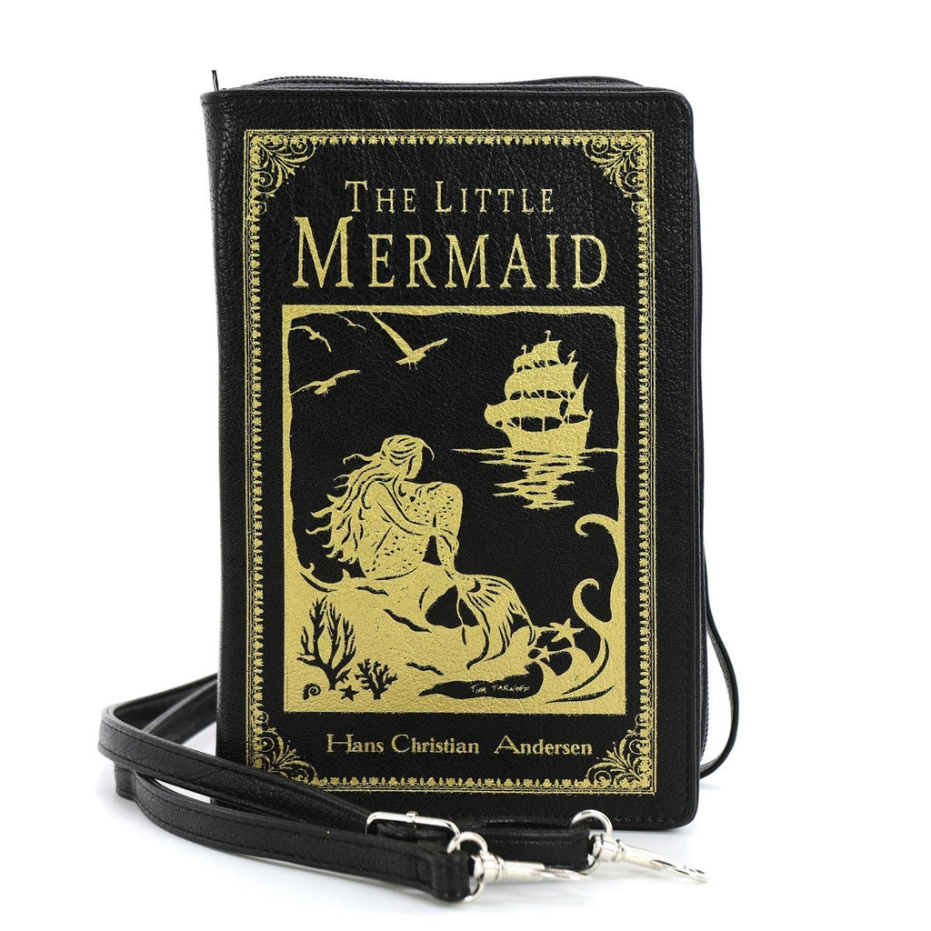 The Little Mermaid Book Clutch Bag in Vinyl PRE ORDER - Daisy Mae Boutique