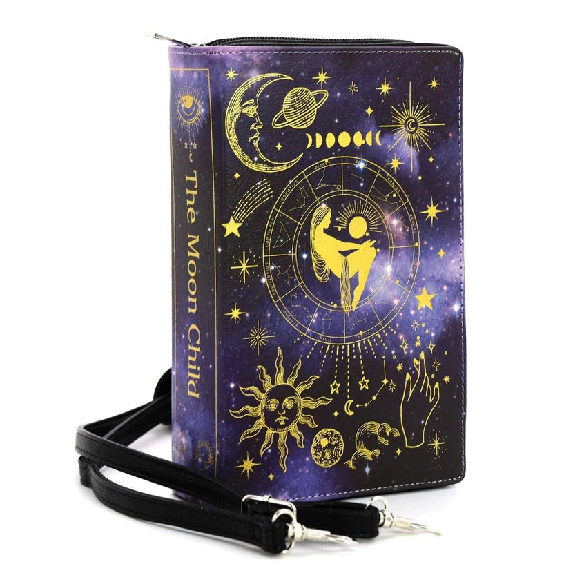 The Moon Child Book Clutch Bag - Daisy Mae Boutique