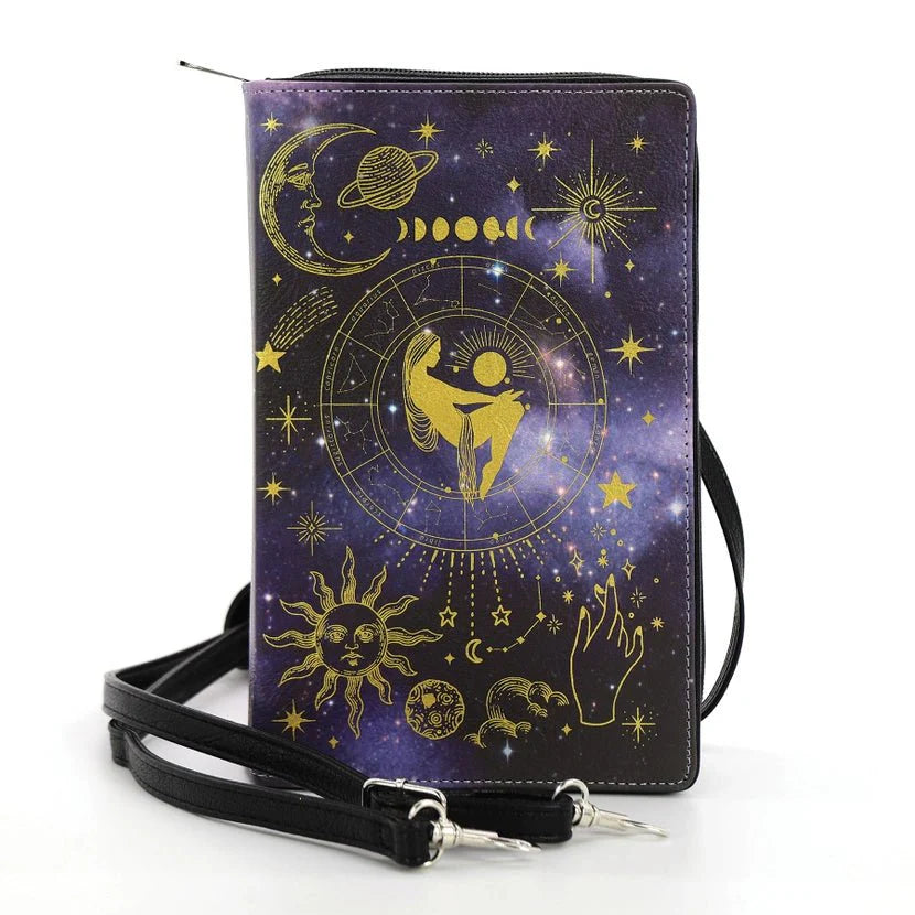 The Moon Child Book Clutch Bag - Daisy Mae Boutique