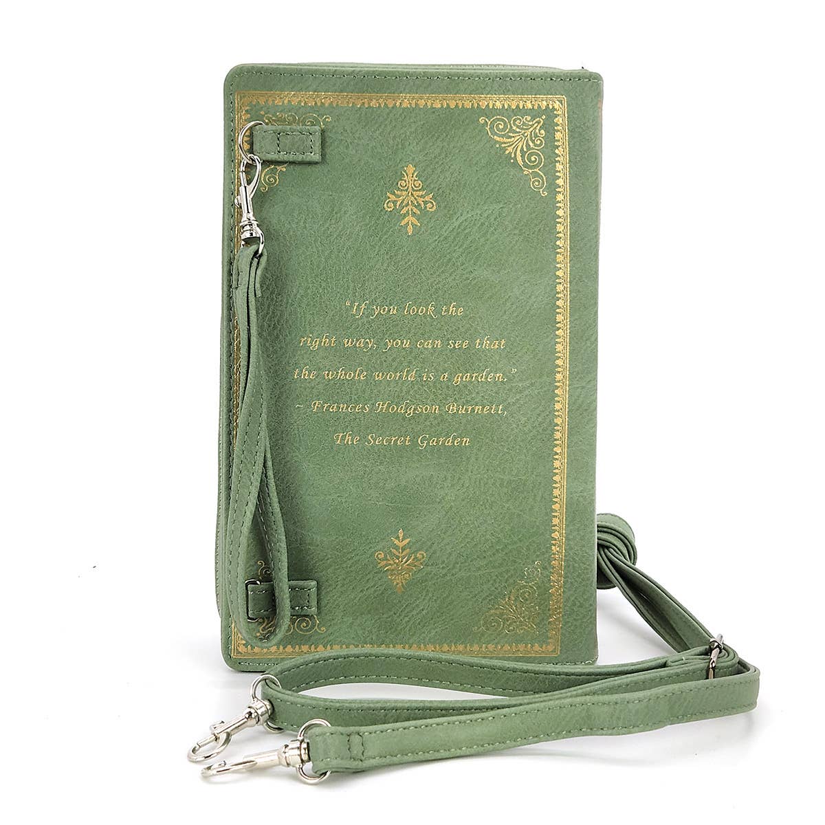 The Secret Garden Book Clutch Bag in Vinyl PRE ORDER - Daisy Mae Boutique