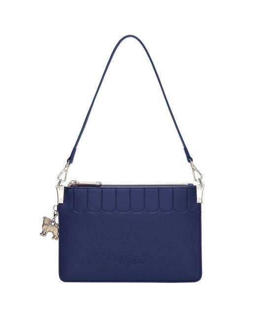 Vendula Pop Clutch Navy Blue - Daisy Mae Boutique