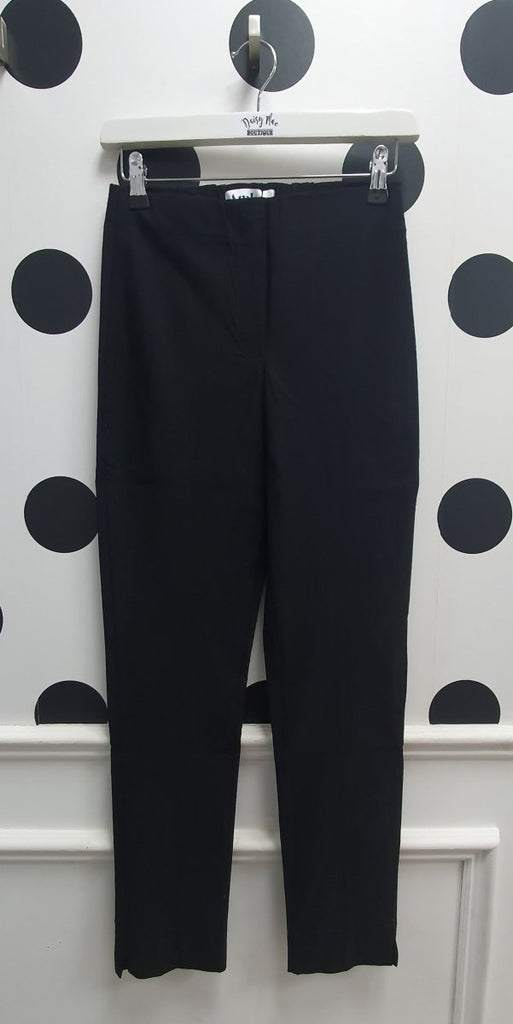 Amber Black Pull-on Trousers - Daisy Mae Boutique