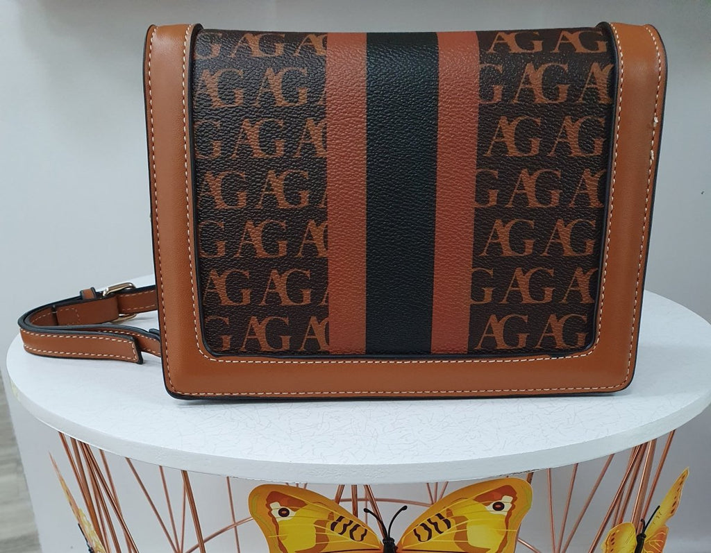 Brown AG Crossbody bag - Daisy Mae Boutique