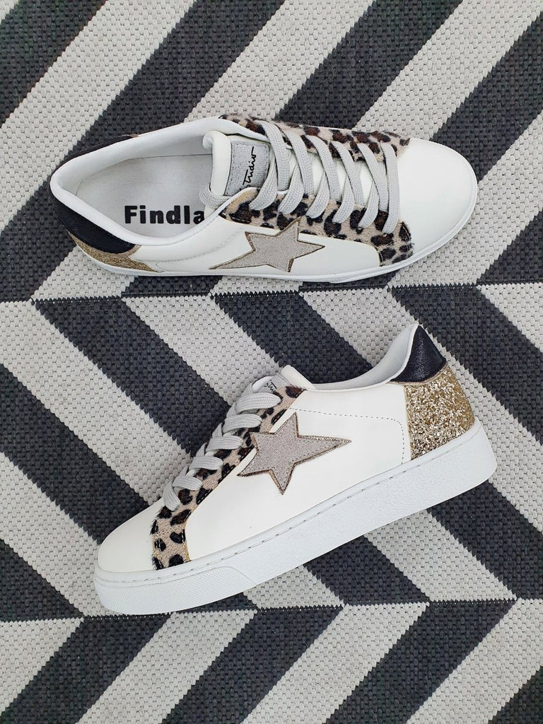 DMB Leopard Panel Trainers - Daisy Mae Boutique