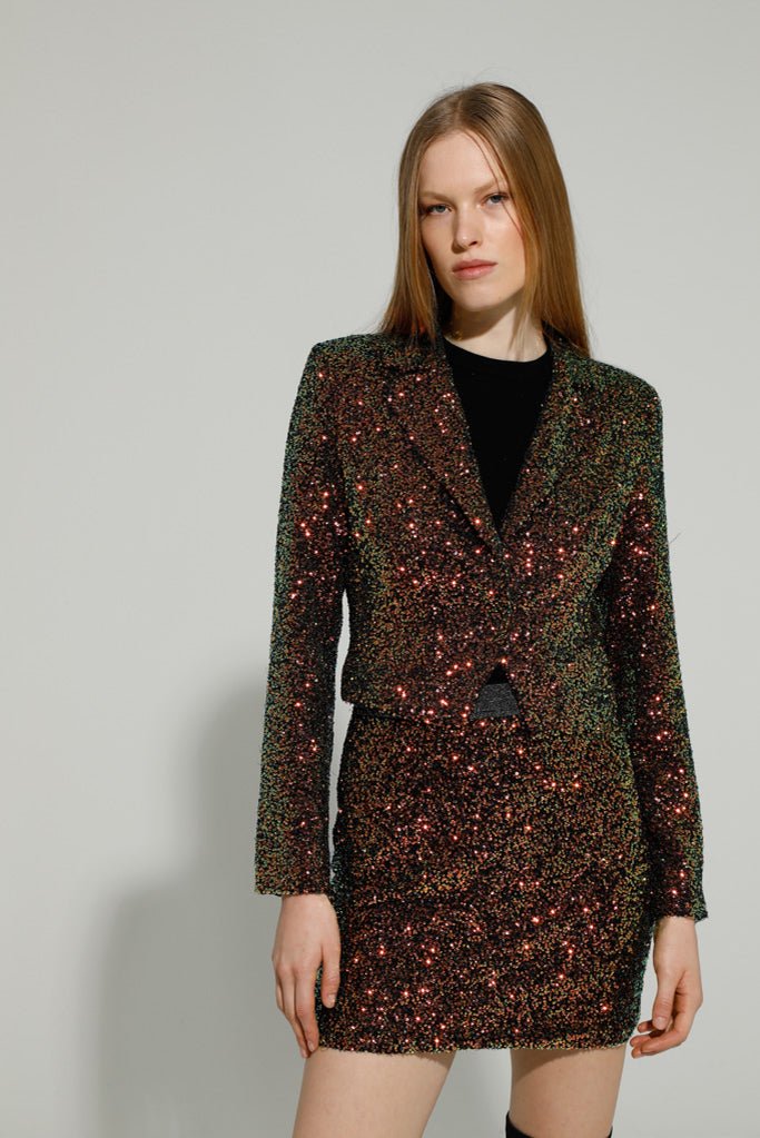 Sequin jacket sales dress zara