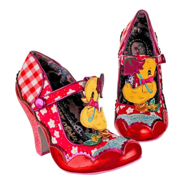 Irregular Choice Duck You Red - Daisy Mae Boutique