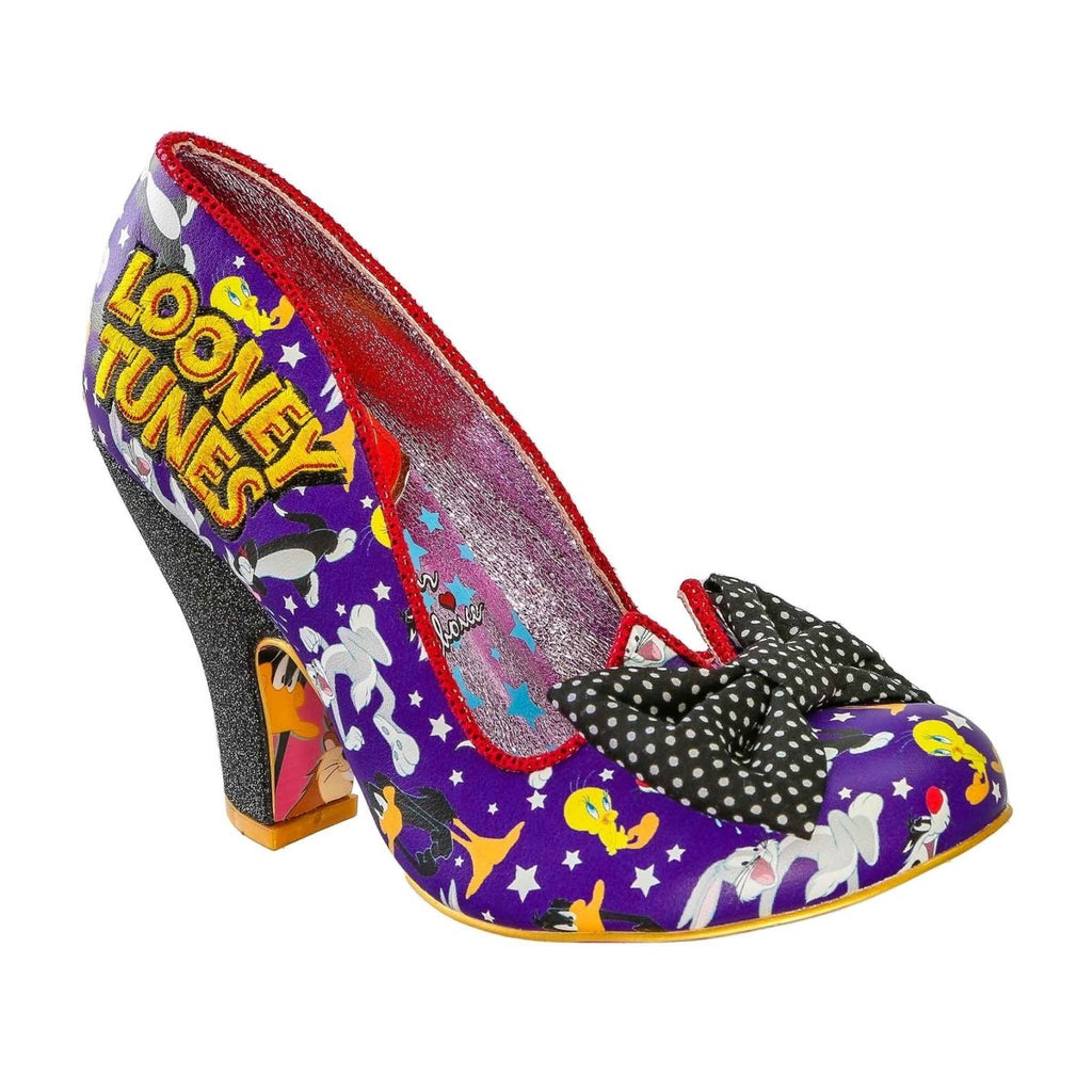 Irregular Choice*LOONEY TUNES* Nick of Time Black - Daisy Mae Boutique