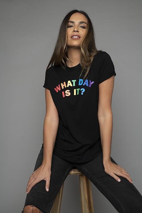 JS 'What Day is it' Black - Daisy Mae Boutique