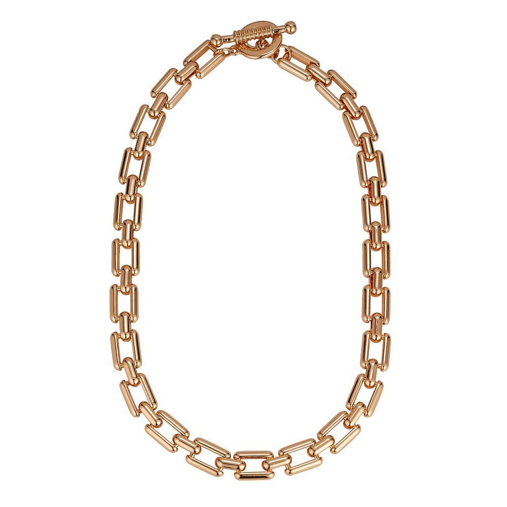 Knight and Day Chunky Link T-bar Necklace - Daisy Mae Boutique