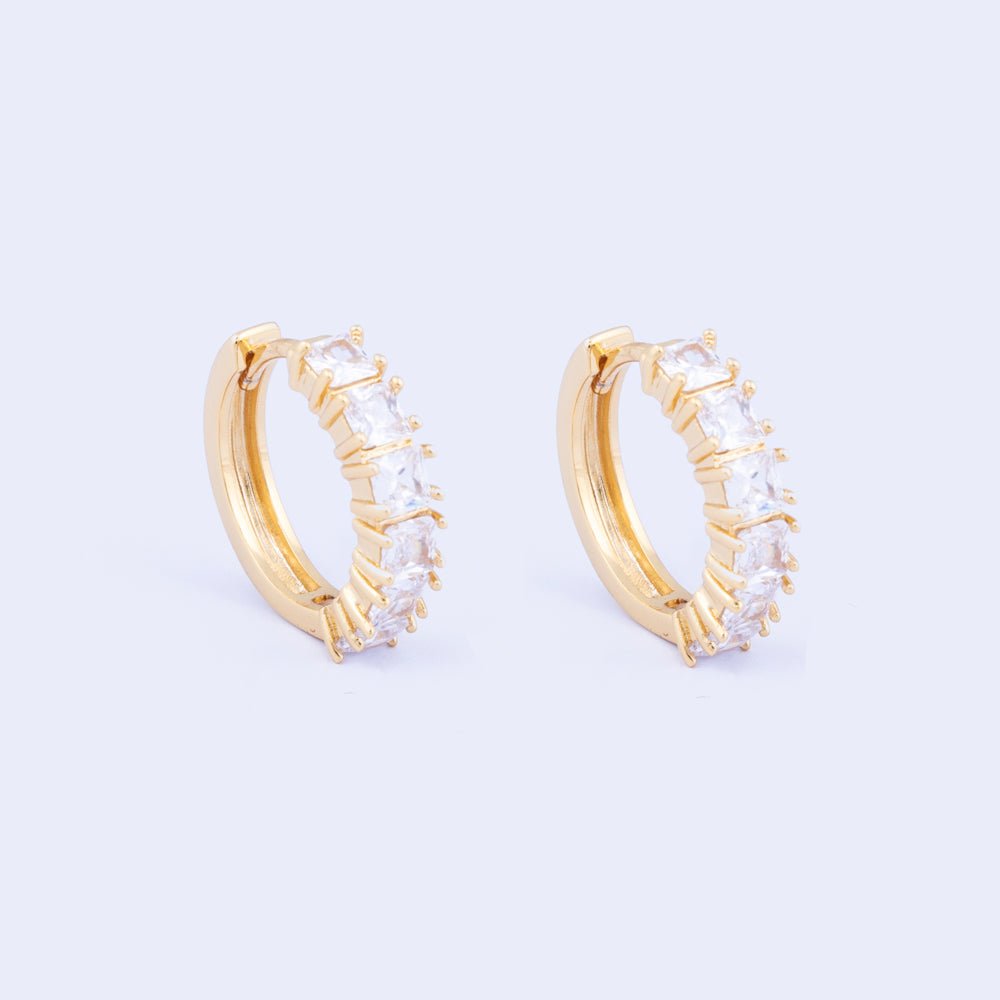 Knight & Day Classic Gold Hoops Q534ETR - Daisy Mae Boutique