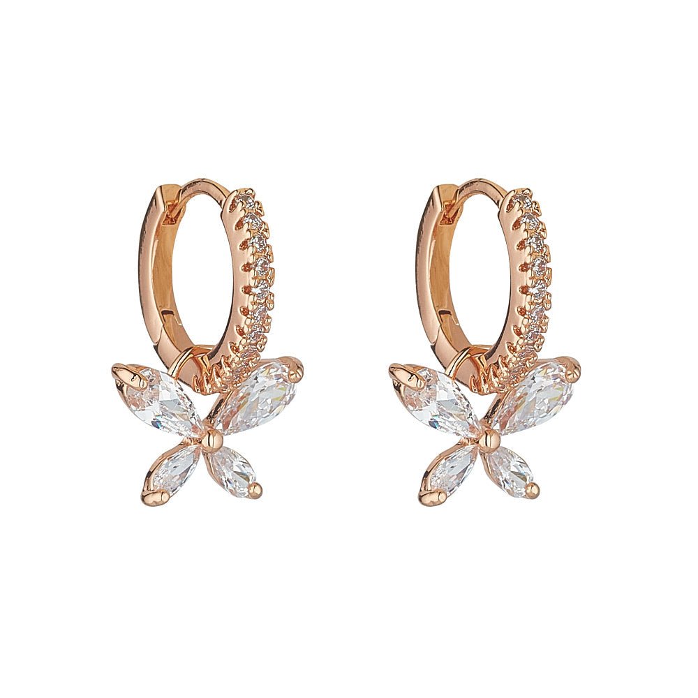Knight & Day Natalie Rose Gold Earrings P125EAP - Daisy Mae Boutique