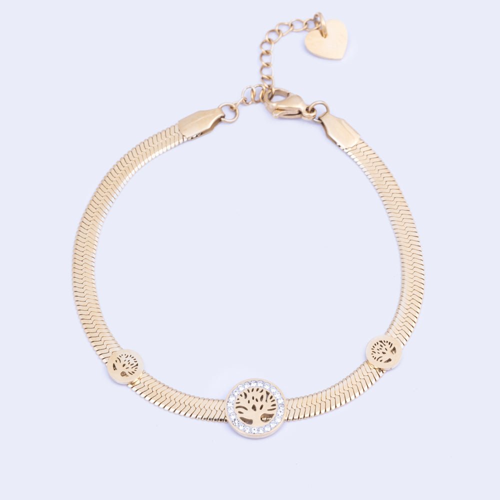 Knight & Day Tree of Life Bracelet Q489BSF - Daisy Mae Boutique