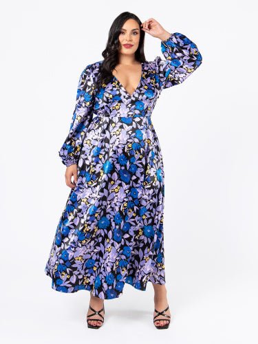 Lovedrobe Luxe Floral Maxi Dress with Sash Tie - Daisy Mae Boutique