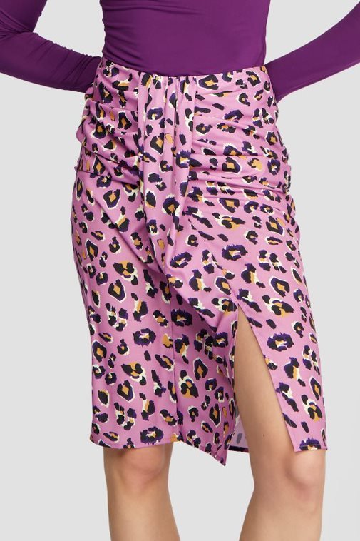 Minueto Pink Leopard Leticia Skirt