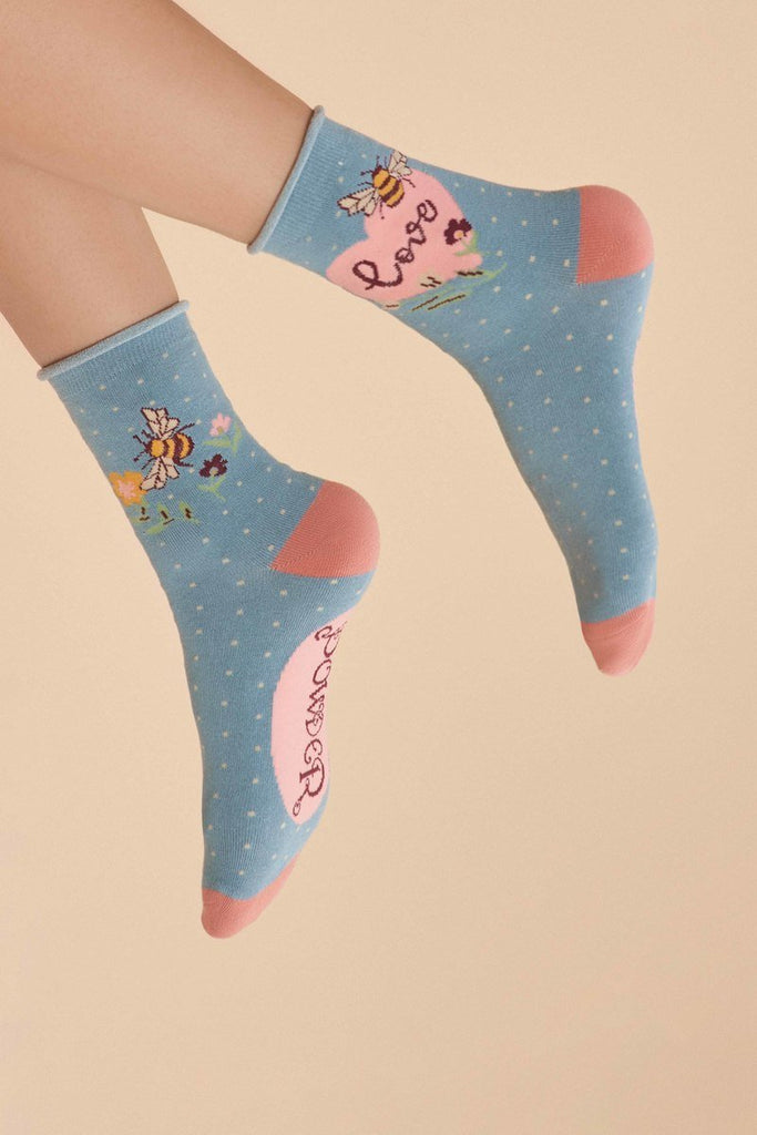 Powder Love Bumblebee Socks - Daisy Mae Boutique