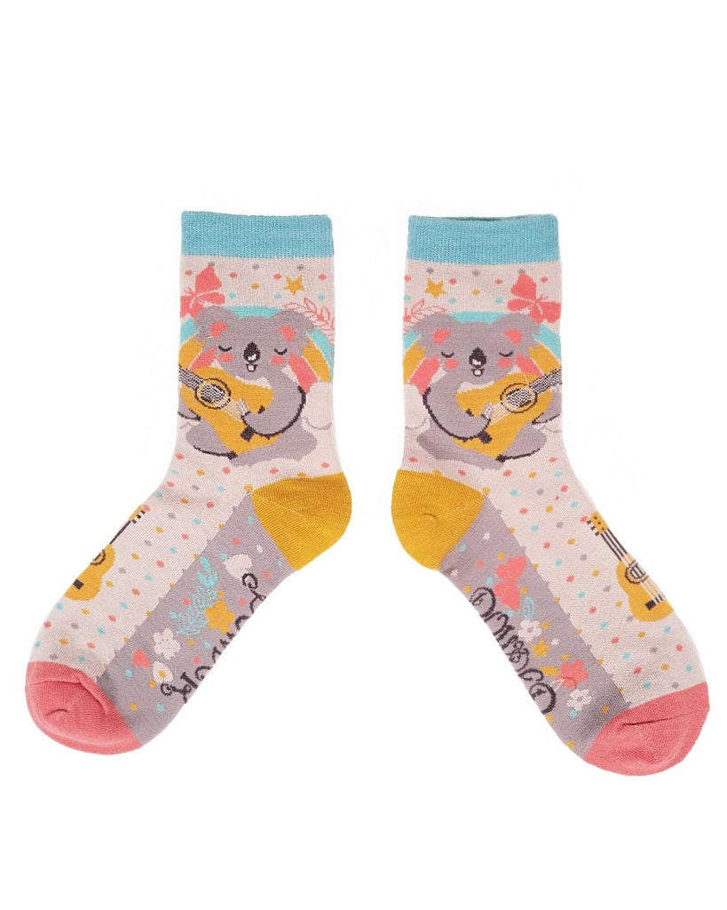 Powder Musical Koala Socks - Daisy Mae Boutique