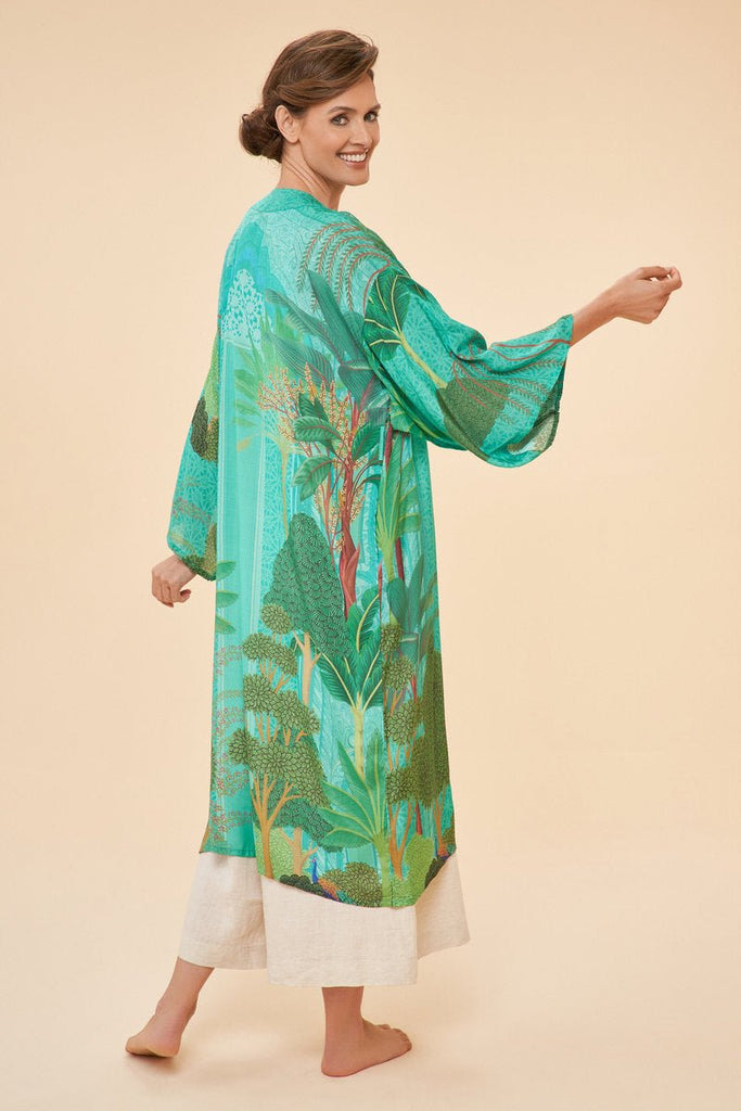 Powder Secret Paradise Kimono Gown - Daisy Mae Boutique